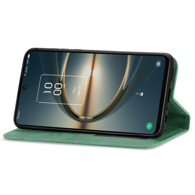 For TCL 30 V 5G Retro Skin Feel Magnetic Horizontal Flip Leather Phone Case