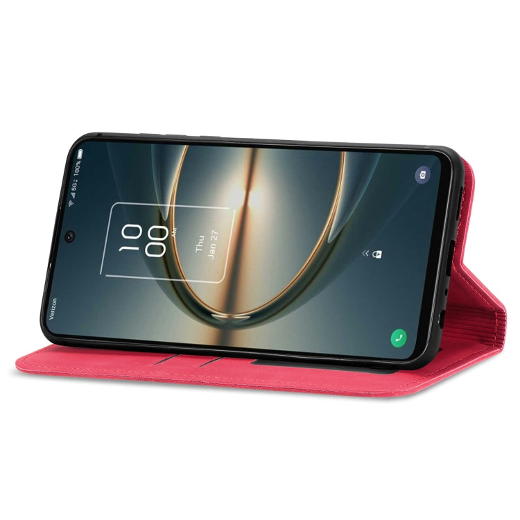 For TCL 30 V 5G Retro Skin Feel Magnetic Horizontal Flip Leather Phone Case