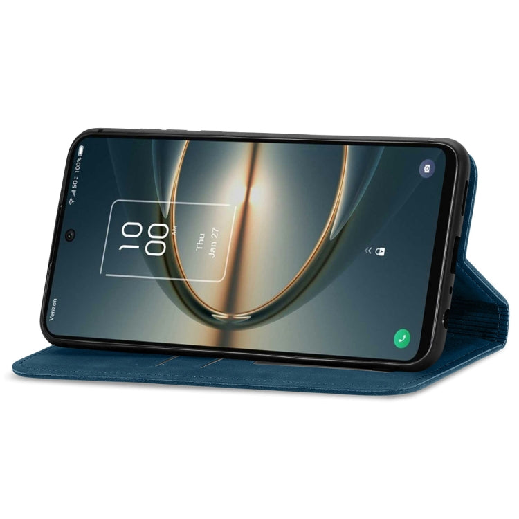 For TCL 30 V 5G Retro Skin Feel Magnetic Horizontal Flip Leather Phone Case
