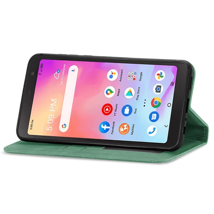 For TCL A509DL / A3 Retro Skin Feel Magnetic Horizontal Flip Leather Phone Case