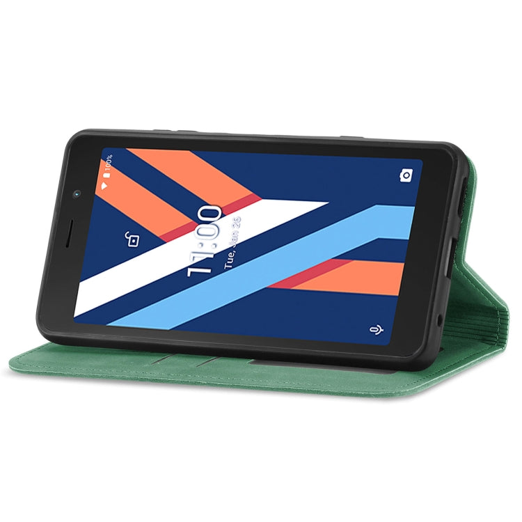 For Wiko Y52 Retro Skin Feel Magnetic Horizontal Flip Leather Phone Case