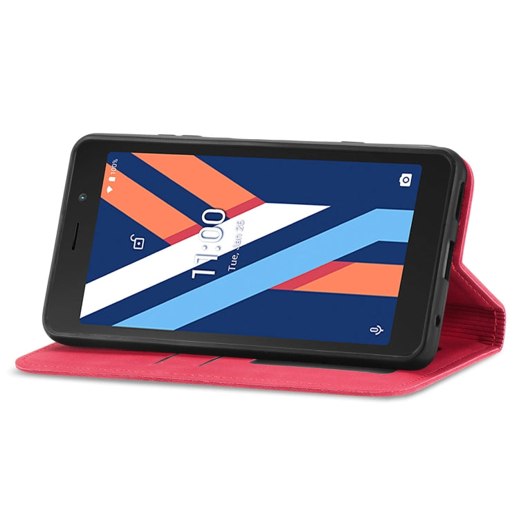 For Wiko Y52 Retro Skin Feel Magnetic Horizontal Flip Leather Phone Case