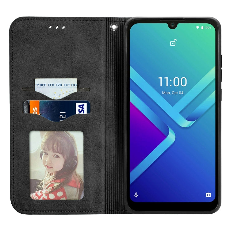 For Wiko Y82 Retro Skin Feel Magnetic Horizontal Flip Leather Phone Case