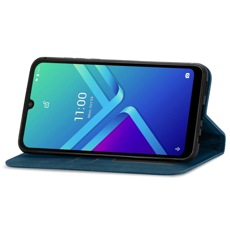 For Wiko Y82 Retro Skin Feel Magnetic Horizontal Flip Leather Phone Case