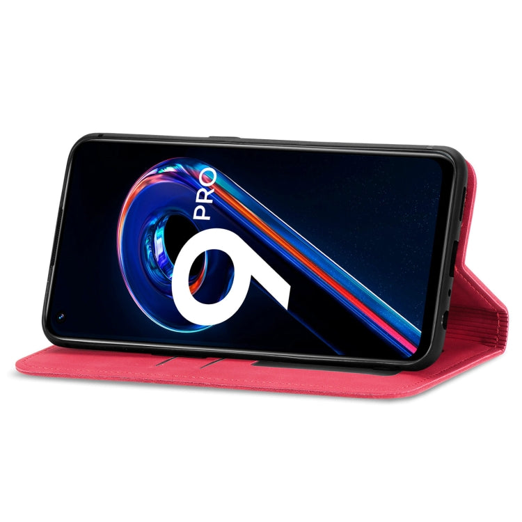 For OPPO Realme 9 Pro Retro Skin Feel Magnetic Horizontal Flip Leather Phone Case