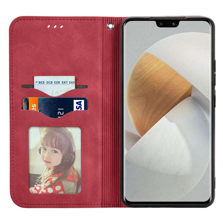 For vivo S12 Pro Retro Skin Feel Magnetic Horizontal Flip Leather Phone Case