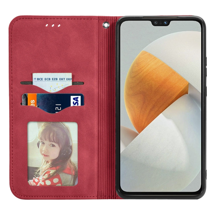 For vivo S12 Retro Skin Feel Magnetic Horizontal Flip Leather Phone Case