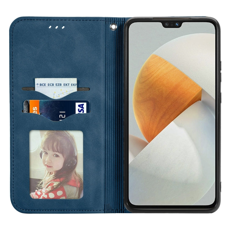 For vivo S12 Retro Skin Feel Magnetic Horizontal Flip Leather Phone Case