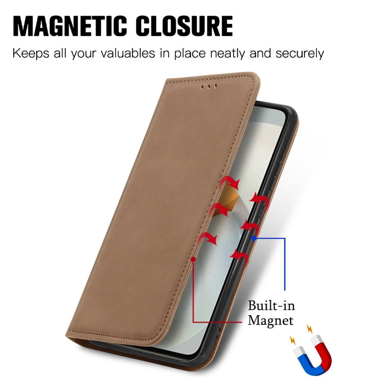 For vivo S12 Retro Skin Feel Magnetic Horizontal Flip Leather Phone Case