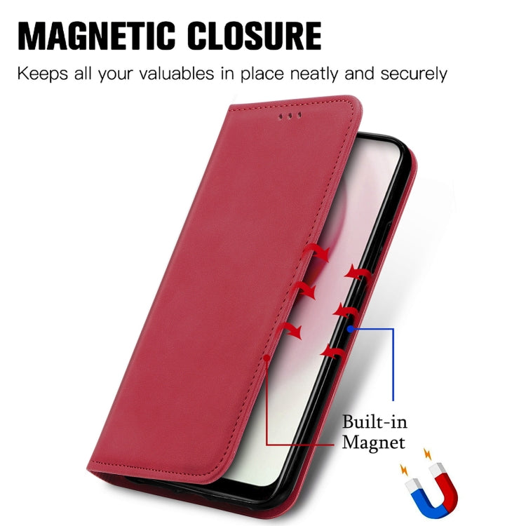 For vivo Y17 Retro Skin Feel Magnetic Horizontal Flip Leather Phone Case