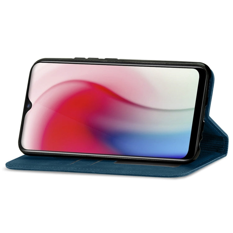 For vivo Y17 Retro Skin Feel Magnetic Horizontal Flip Leather Phone Case