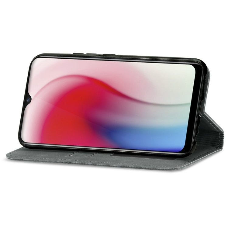 For vivo Y17 Retro Skin Feel Magnetic Horizontal Flip Leather Phone Case