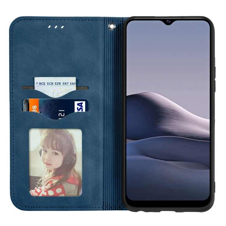 For vivo Y20 / Y20 2021 Retro Skin Feel Magnetic Horizontal Flip Leather Phone Case