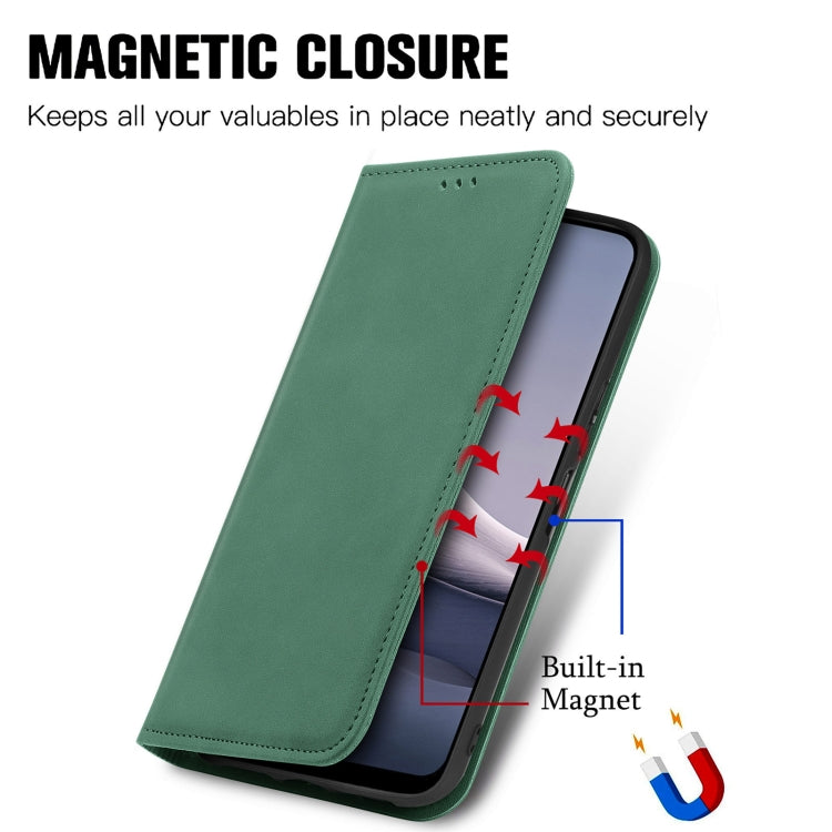 For vivo Y20 / Y20 2021 Retro Skin Feel Magnetic Horizontal Flip Leather Phone Case