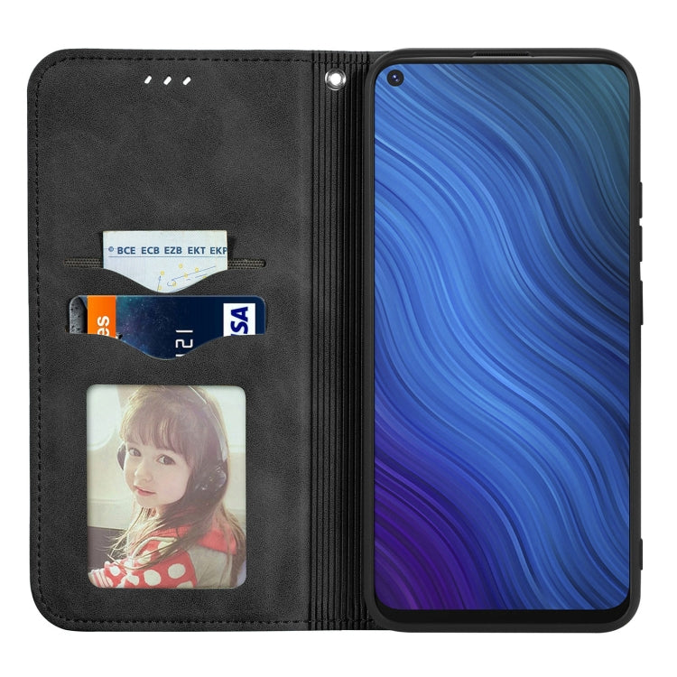 For vivo Y50 Retro Skin Feel Magnetic Horizontal Flip Leather Phone Case
