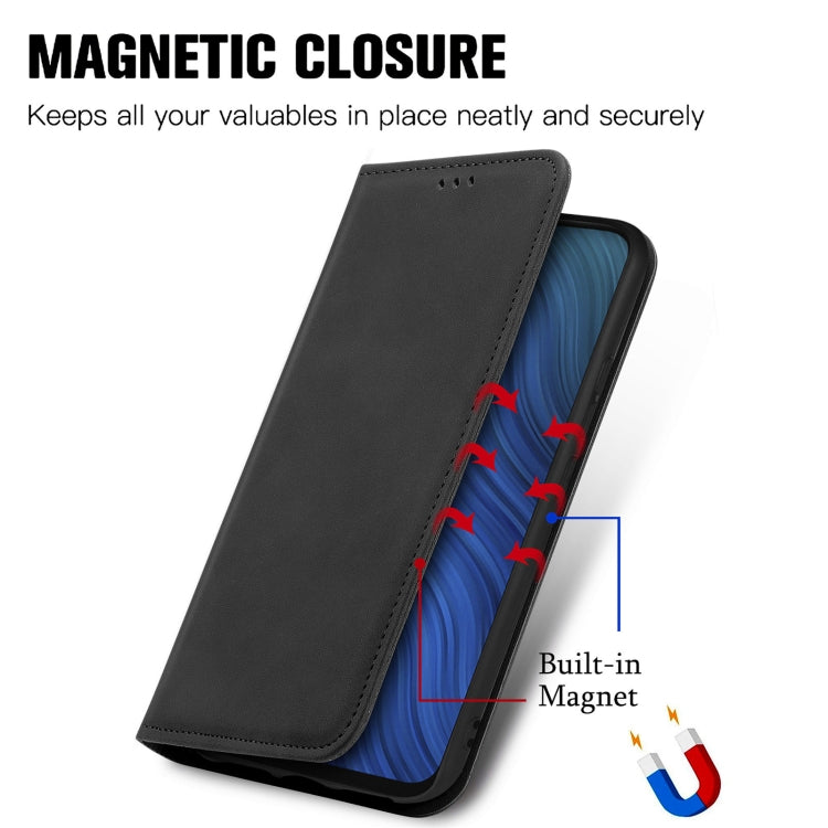 For vivo Y50 Retro Skin Feel Magnetic Horizontal Flip Leather Phone Case
