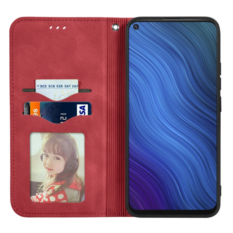 For vivo Y50 Retro Skin Feel Magnetic Horizontal Flip Leather Phone Case