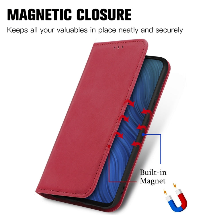 For vivo Y50 Retro Skin Feel Magnetic Horizontal Flip Leather Phone Case