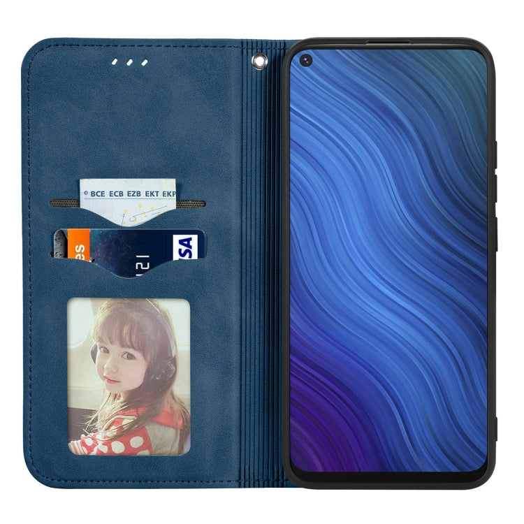For vivo Y50 Retro Skin Feel Magnetic Horizontal Flip Leather Phone Case