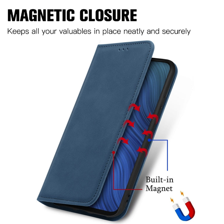 For vivo Y50 Retro Skin Feel Magnetic Horizontal Flip Leather Phone Case