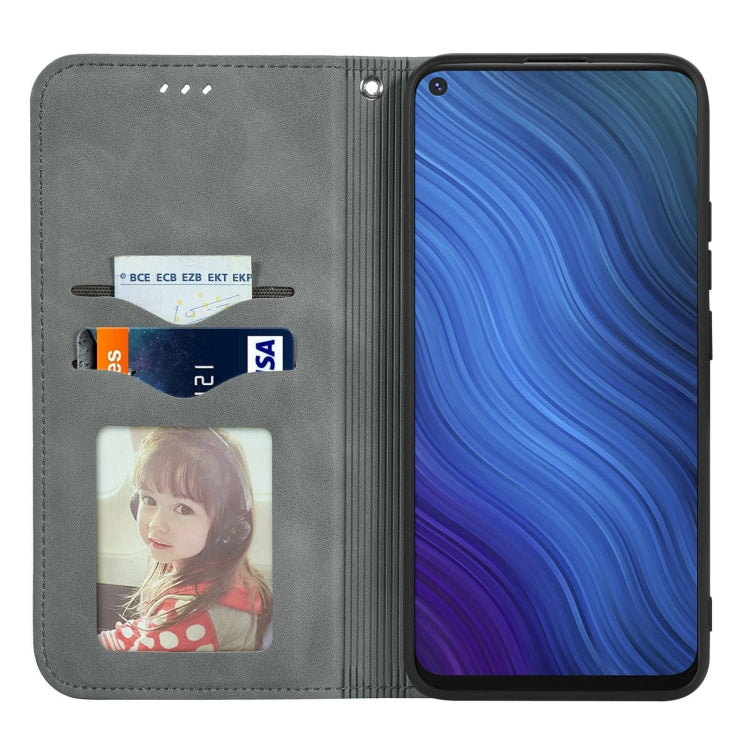 For vivo Y50 Retro Skin Feel Magnetic Horizontal Flip Leather Phone Case