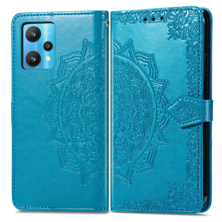For OPPO Realme 9 Pro Mandala Flower Embossed Flip Leather Phone Case