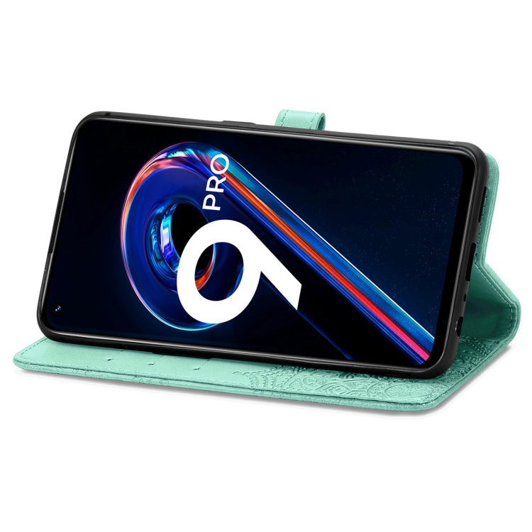 For OPPO Realme 9 Pro Mandala Flower Embossed Flip Leather Phone Case