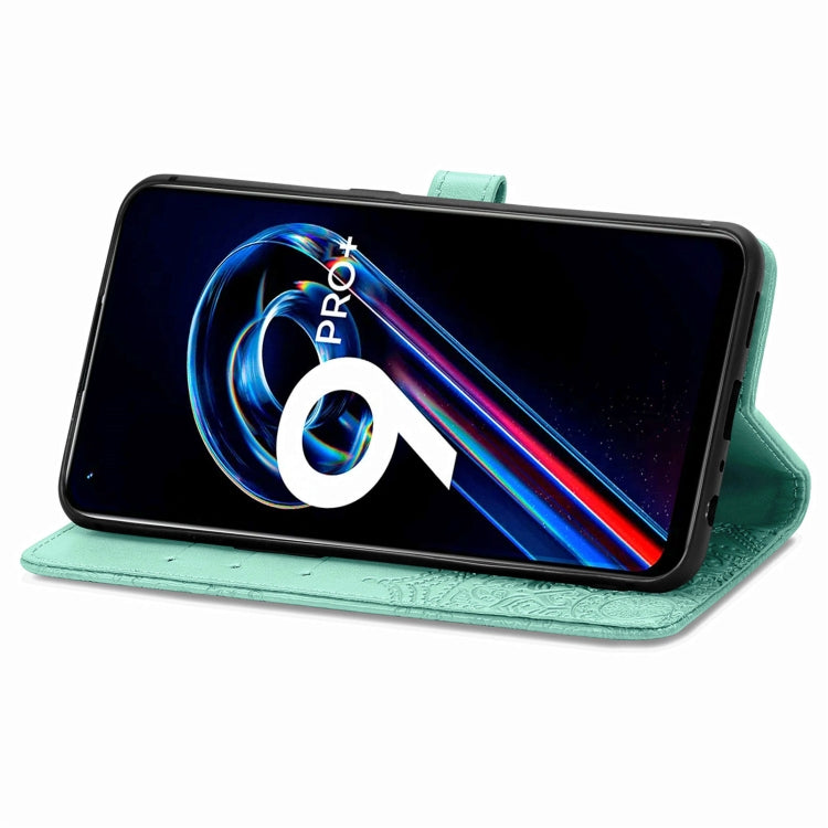 For OPPO Realme 9 Pro+ 5G Mandala Flower Embossed Flip Leather Phone Case