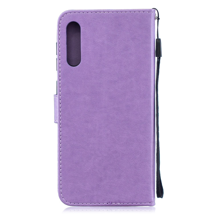 Diamond Encrusted Butterflies Love Flowers Pattern Horizontal Flip Leather Case for Galaxy A50 , with Holder & Card Slots & Wallet & Lanyard