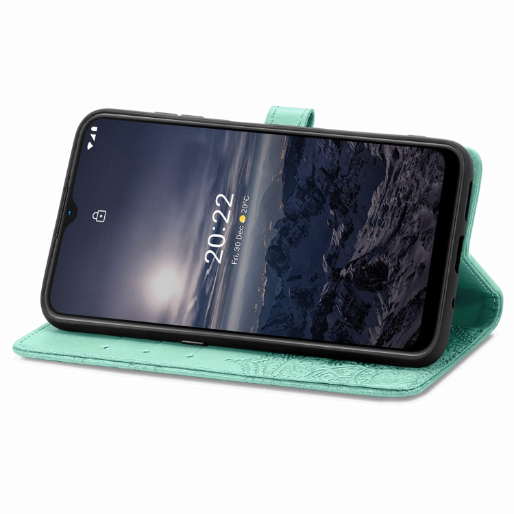 For Nokia G21 Mandala Flower Embossed Flip Leather Phone Case