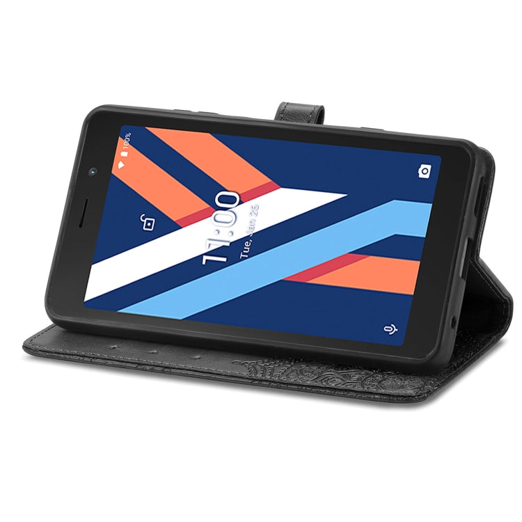 For Wiko Y52 Mandala Flower Embossed Flip Leather Phone Case