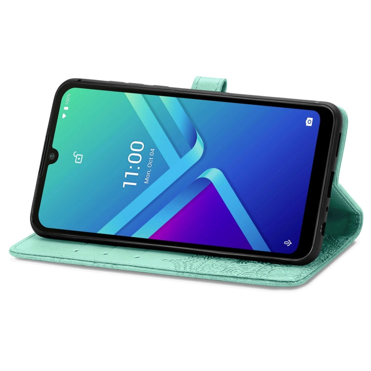 For Wiko Y82 Mandala Flower Embossed Flip Leather Phone Case