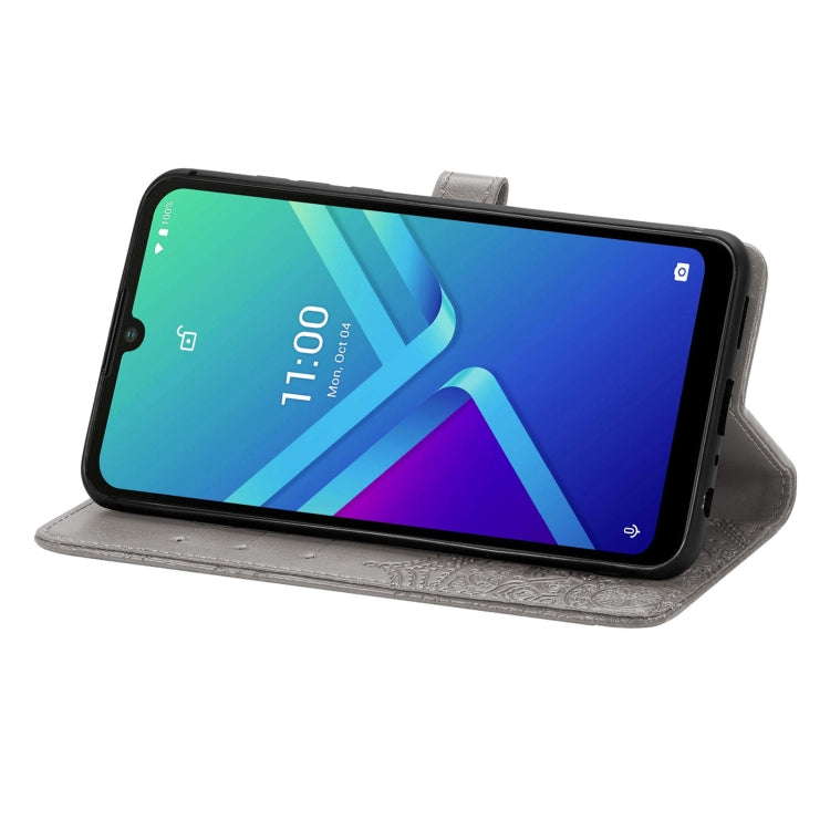 For Wiko Y82 Mandala Flower Embossed Flip Leather Phone Case