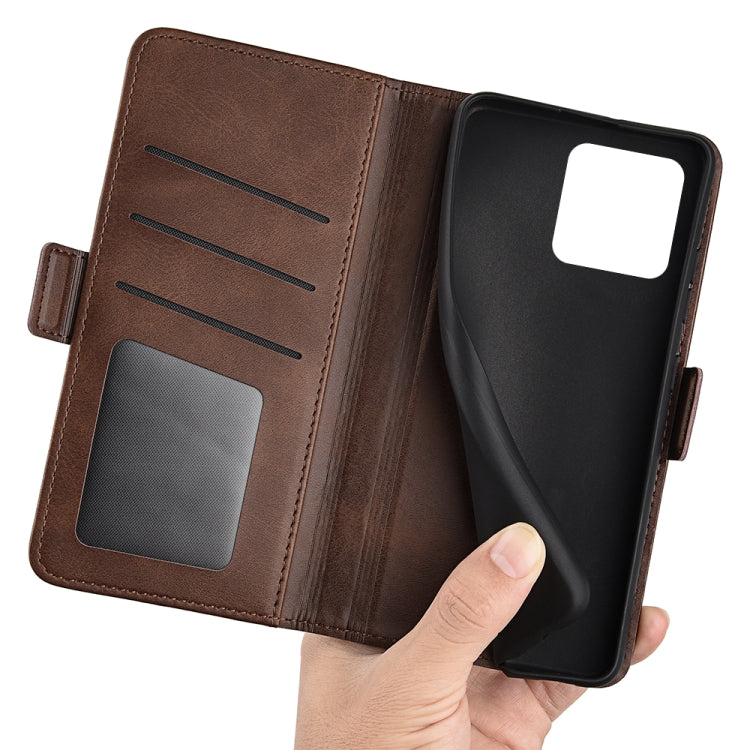 For Xiaomi Redmi 10A Dual-side Magnetic Buckle Leather Phone Case