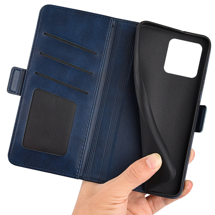 For Xiaomi Redmi 10A Dual-side Magnetic Buckle Leather Phone Case