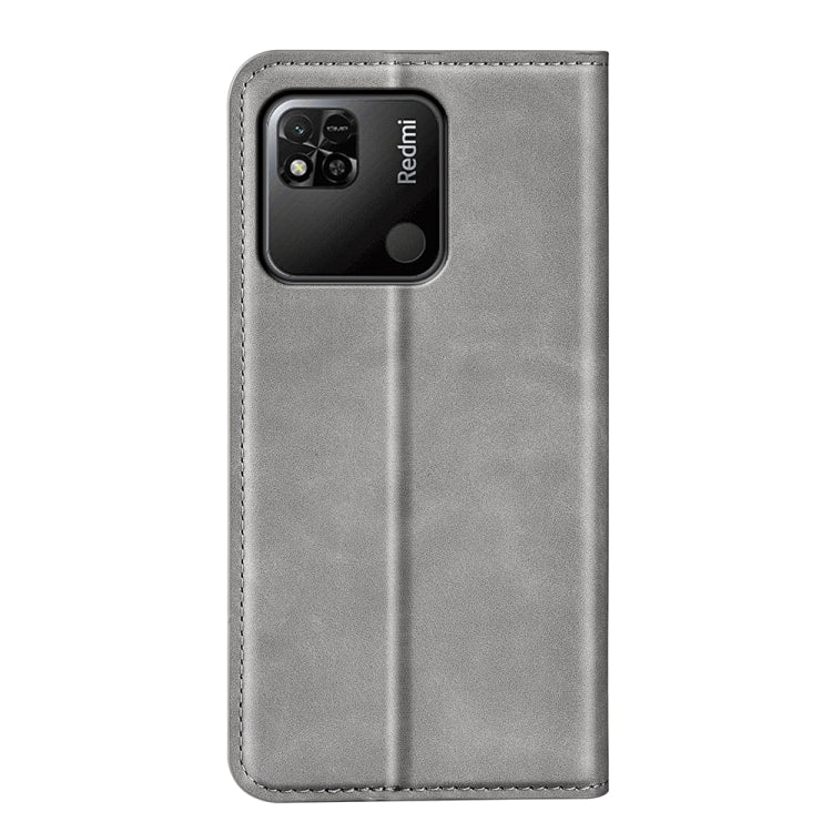 For Xiaomi Redmi 10A Retro-skin Magnetic Suction Leather Phone Case