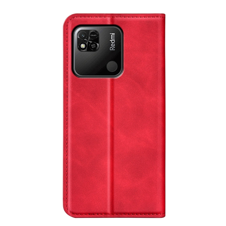 For Xiaomi Redmi 10A Retro-skin Magnetic Suction Leather Phone Case