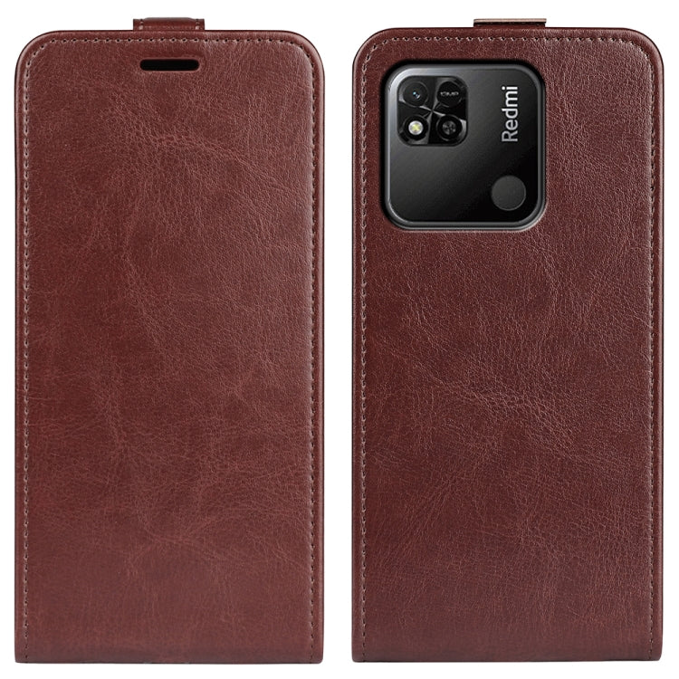 For Xiaomi Redmi 10A R64 Texture Vertical Flip Leather Phone Case