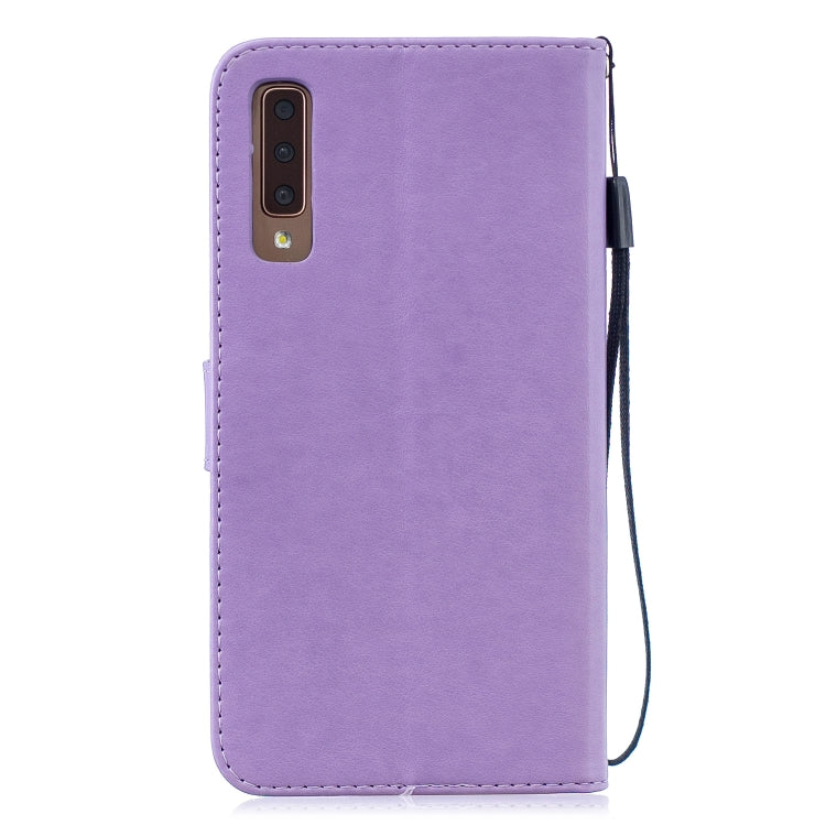 Diamond Encrusted Butterflies Love Flowers Pattern Horizontal Flip Leather Case for Samsung Galaxy A7&A750 , with Holder & Card Slots & Wallet & Lanyard