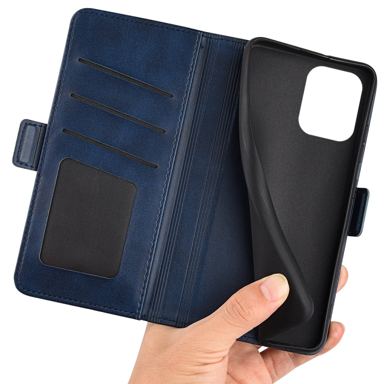 For Samsung Galaxy M53 Dual-side Magnetic Buckle Leather Phone Case