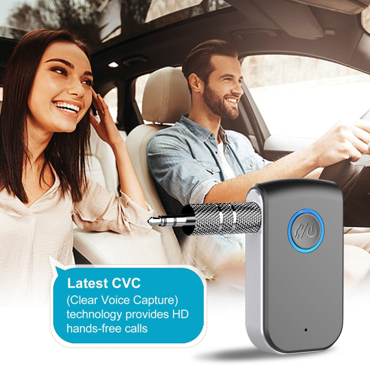 A16 Car Home Stereo 3.5mm AUX Bluetooth 5.0 Wireless Audio Receiver