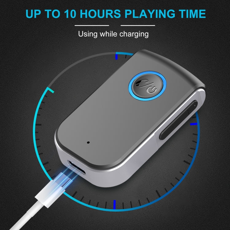A16 Car Home Stereo 3.5mm AUX Bluetooth 5.0 Wireless Audio Receiver