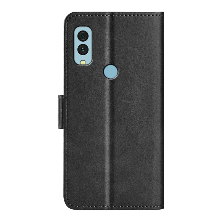 For Kyocera Android One S9 Dual-side Magnetic Buckle Leather Phone Case