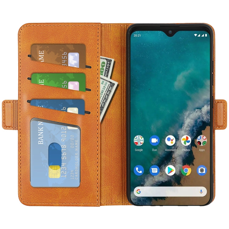 For Kyocera Android One S9 Dual-side Magnetic Buckle Leather Phone Case