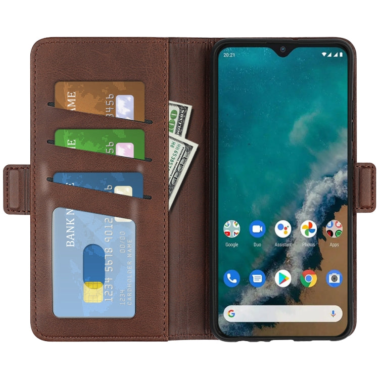 For Kyocera Android One S9 Dual-side Magnetic Buckle Leather Phone Case