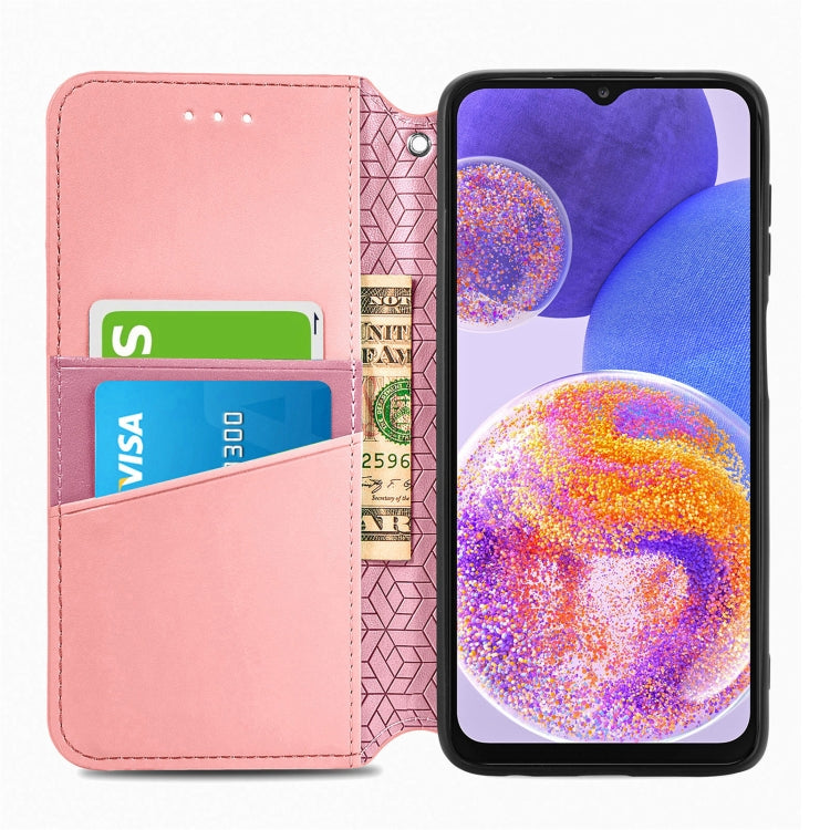 For Samsung Galaxy  A23 Blooming Mandala Embossed Magnetic Leather Phone Case