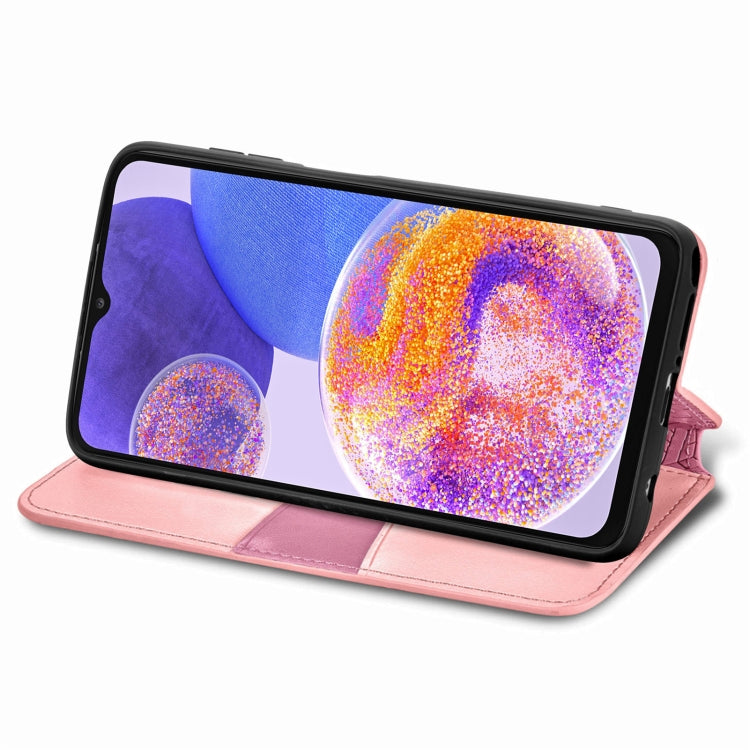 For Samsung Galaxy  A23 Blooming Mandala Embossed Magnetic Leather Phone Case