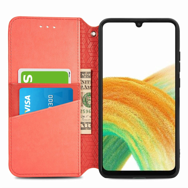 For Samsung Galaxy A13 4G Blooming Mandala Embossed Magnetic Leather Phone Case