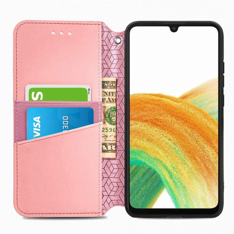 For Samsung Galaxy A13 4G Blooming Mandala Embossed Magnetic Leather Phone Case