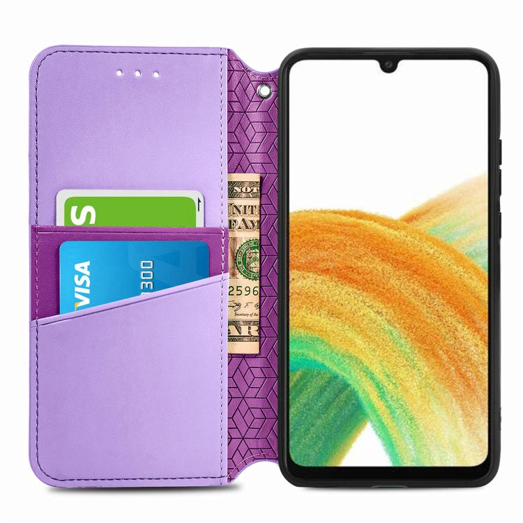 For Samsung Galaxy A13 4G Blooming Mandala Embossed Magnetic Leather Phone Case
